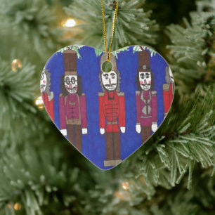 Nutcracker Christmas Ceramic Tree Decoration