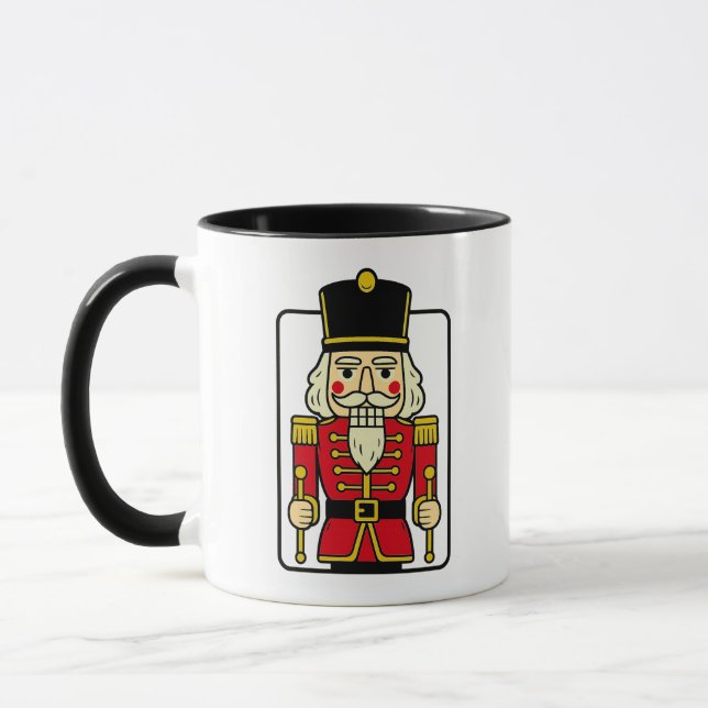 Nutcracker Christmas Coffee Mug (Left)