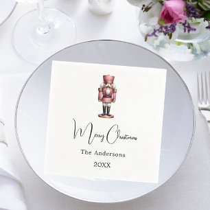 Nutcracker Christmas dinner party Napkin