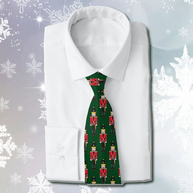Nutcracker Christmas Gift Stocking Stuffer Men's Tie (Creator Uploaded)