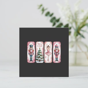 Nutcracker Christmas Holiday Party Gift Festive  Card