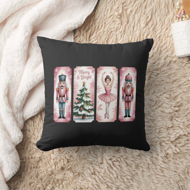 Nutcracker Christmas Holiday Party Gift Festive  Cushion (Blanket)