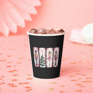 Nutcracker Christmas Holiday Party Gift Festive Paper Cups