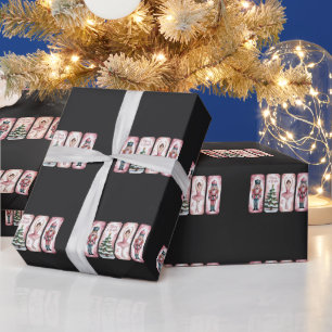 Nutcracker Christmas Holiday Party Gift Festive  Wrapping Paper