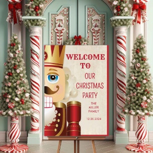 Nutcracker Christmas Holiday Welcome Sign