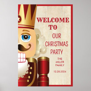 Nutcracker Christmas Holiday Welcome Sign