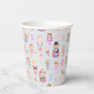 Nutcracker Christmas Paper Cups
