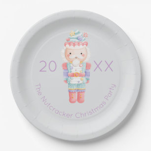 Nutcracker Christmas Paper Plate