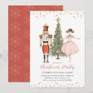 Nutcracker Christmas Party Invitation