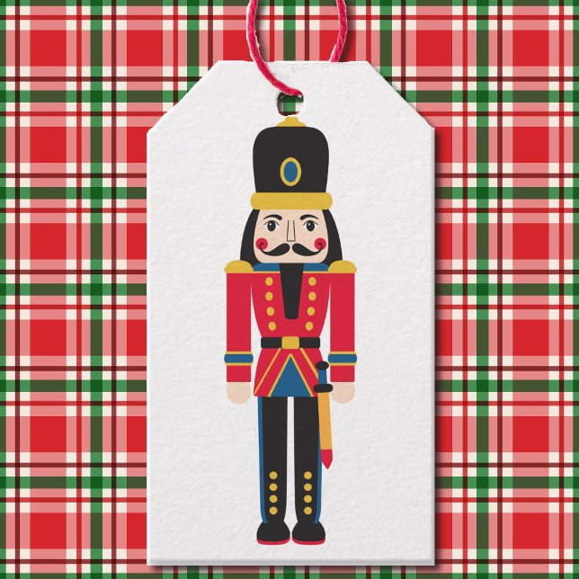 Nutcracker Christmas Personalise Gift Tag (Creator Uploaded)