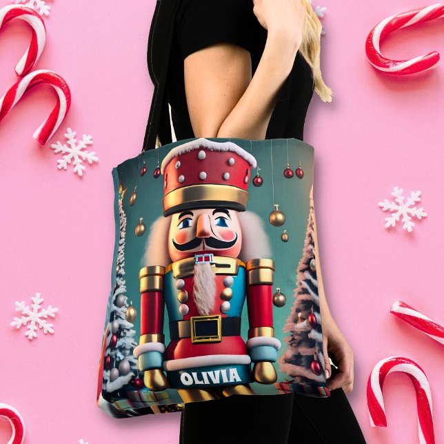 Nutcracker Christmas Personalised Women's Tote Bag (Creator Uploaded)