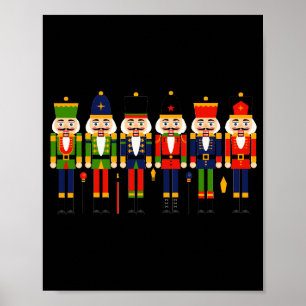 Nutcracker Christmas Poster