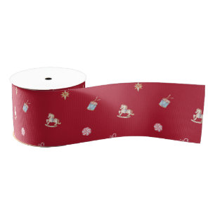 Nutcracker Christmas Ribbon Grosgrain Ribbon