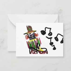 Nutcracker Christmas sing Card