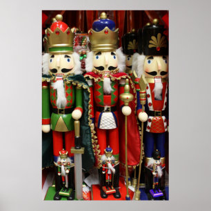 Nutcracker Christmas Soldiers Poster