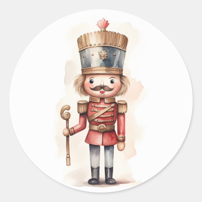 Nutcracker Christmas Stickers (Front)