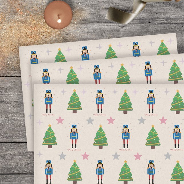 Nutcracker Christmas  Tissue Paper (Nutcracker Christmas Tissue Paper)