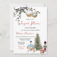 Nutcracker Christmas Winter Ornament Baby Shower