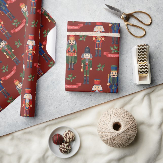 Nutcracker Christmas  Wrapping Paper (Crafts)