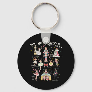Nutcracker Christmas Xmas Family Matching Pajamas  Key Ring