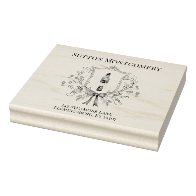 Nutcracker Classic Chrismas Crest Rubber Stamp (Stamp)