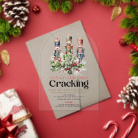 Nutcracker Cracking Christmas Holiday Party