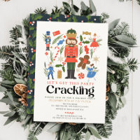 Nutcracker Cracking Christmas Holiday Party