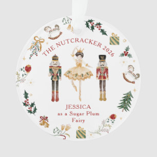 Nutcracker custom role ballet ornament