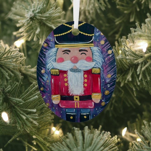 Nutcracker Customizable Ornament art painting (Insitu)