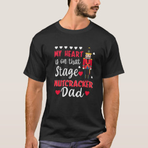 Nutcracker Dad Love Ballet Dance Dad Christmas Gif T-Shirt