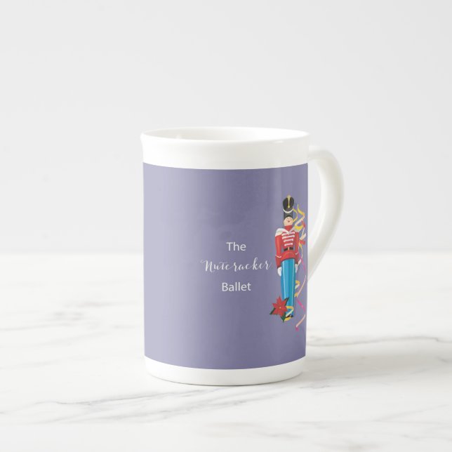 Nutcracker Dance Ballet Performance Congratulation Bone China Mug (Front Right)