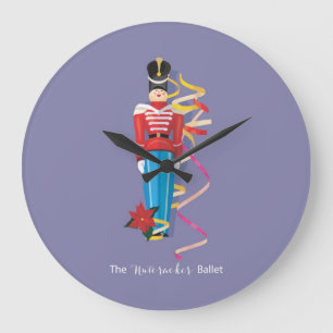 Nutcracker Dance Ballet Performance Congratulation Large Clock