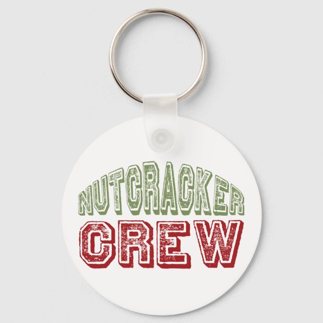 Nutcracker Dance Crew Design for Christmas Key Ring (Front)