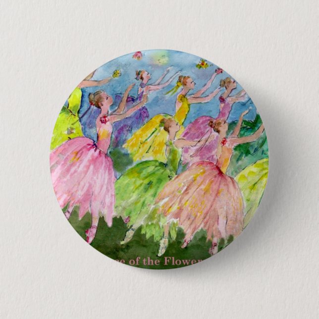 Nutcracker Dance of the Flowers 6 Cm Round Badge (Front)