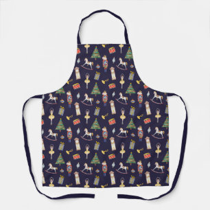 Nutcracker dark All-Over Print Apron, Medium Apron