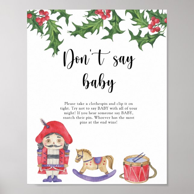 Nutcracker - Don't say baby Poster (Front)