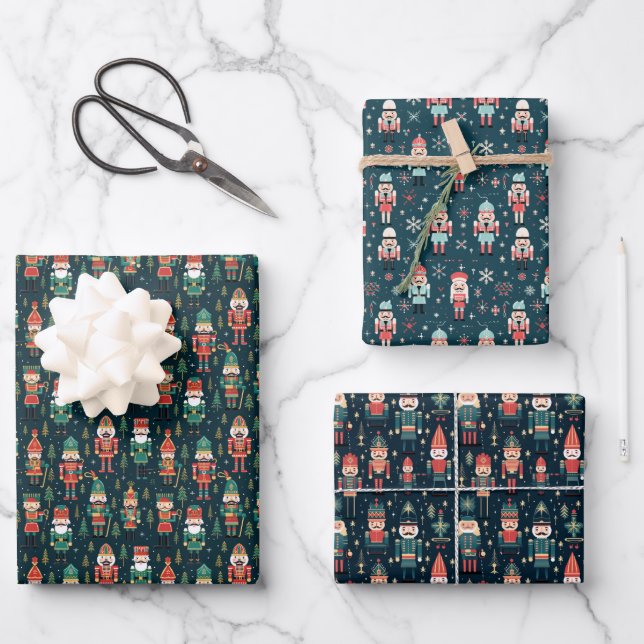 Nutcracker Dreams Wrapping Paper (Front)