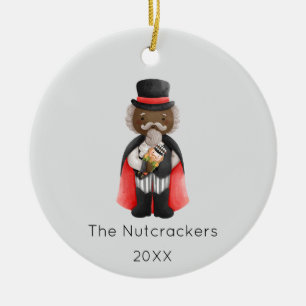 Nutcracker Drosselmeyer Christmas Photo Ceramic Tree Decoration