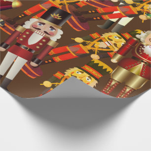 Nutcracker Frenzy Christmas Wrapping Paper