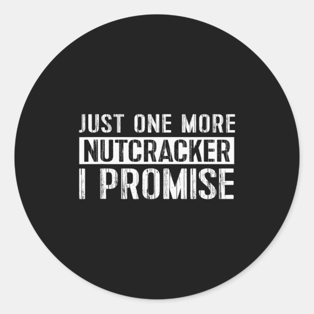 Nutcracker Gift Nutcracker Christmas Holiday  Classic Round Sticker (Front)