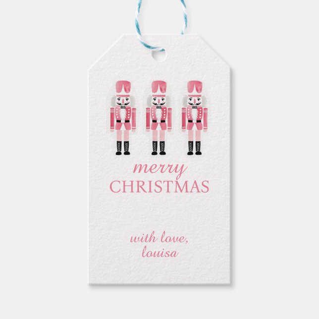 Nutcracker Gift Tags (Customisable) (Front)