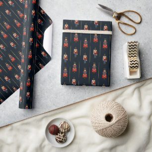 Nutcracker Gift Wrapping Paper Christmas/Holiday 