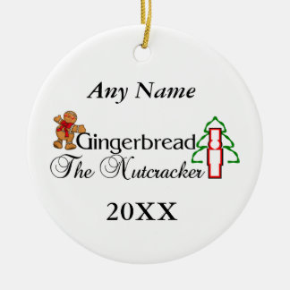 Nutcracker Gingerbread Ceramic Tree Decoration