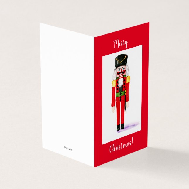  Nutcracker Greeting Card (Outside)