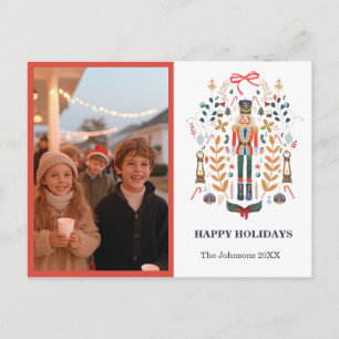 Nutcracker Happy Holidays Photo Card