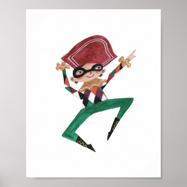 Nutcracker | Harlequin | Poster | Art Print (Front)