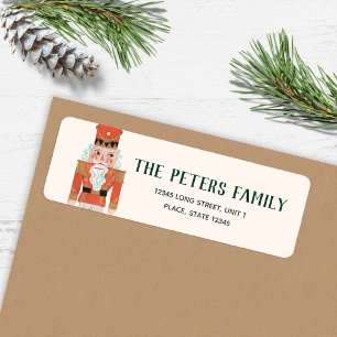 Nutcracker   Holiday Christmas   Address Labels