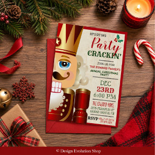 Nutcracker Holiday Christmas Invitation