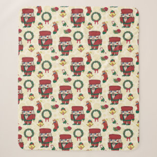 Nutcracker Holiday Christmas Sherpa Blanket