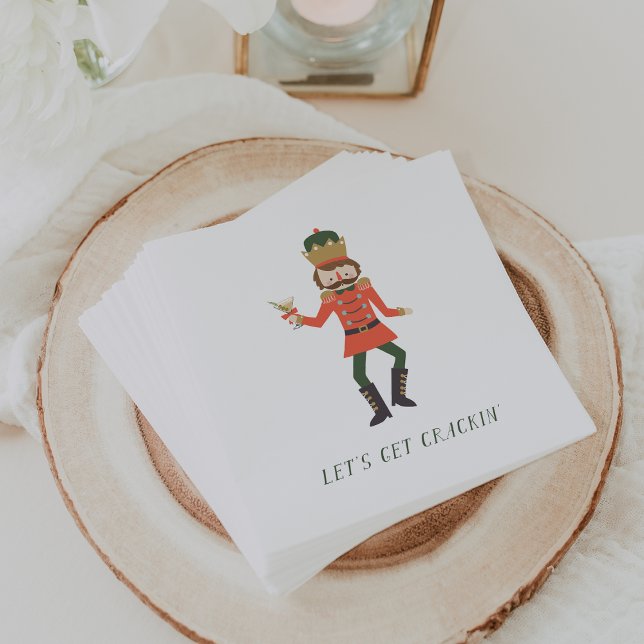 Nutcracker Holiday Cocktail Party Napkin (Creator Uploaded)